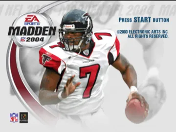 Madden NFL 2004 screen shot title